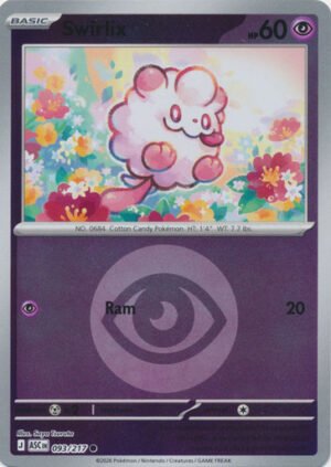 ME Ascended Heroes 093/217 Swirlix (Reverse Holo ENERGY SYMBOL)