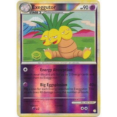 HeartGold & SoulSilver 18/123 Exeggutor (Reverse Holo)