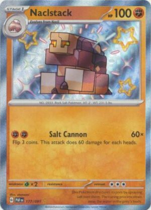 SV Paldean Fates 177/091 Naclstack (Holo Shiny)