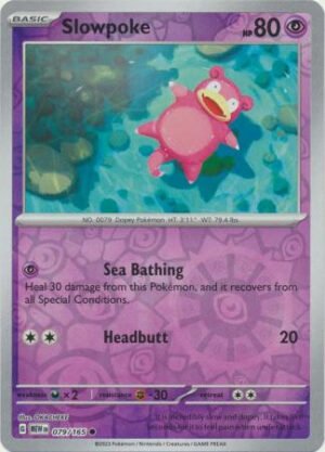 Scarlet & Violet 151 079/165 Slowpoke (Reverse Holo)