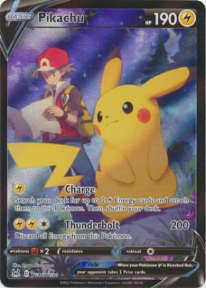 SWSH Lost Origin TG16/TG30 Pikachu V (Full Art)