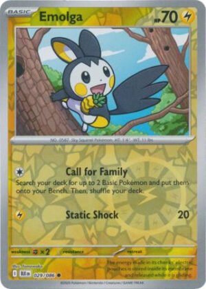 SV Black Bolt 029/086 Emolga (Reverse Holo)