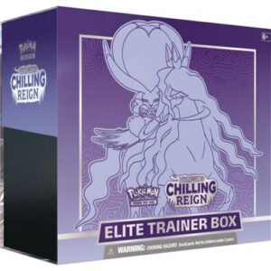 SWSH Chilling Reign Elite Trainer Box - Shadow Rider Calyrex POKEMON CENTER (PURPLE)