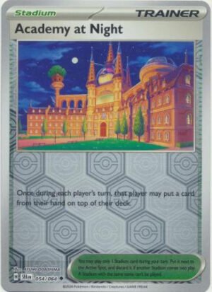 SV Shrouded Fable 054/064 Academy at Night (Reverse Holo)