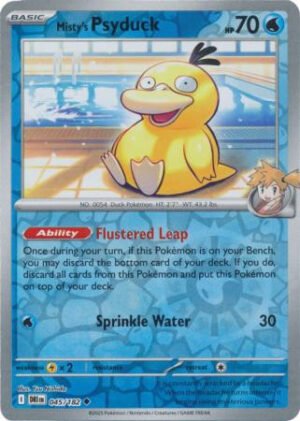 SV Destined Rivals 045/182 Misty's Psyduck (Reverse Holo)