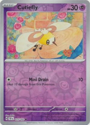 SV Temporal Forces 075/162 Cutiefly (Reverse Holo)