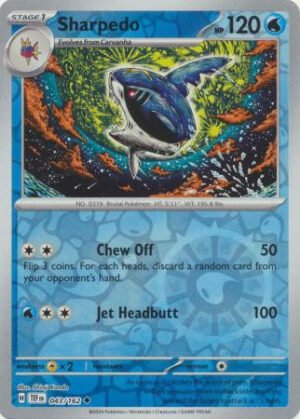 SV Temporal Forces 043/162 Sharpedo (Reverse Holo)