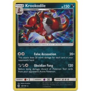 Sun and Moon (Base Set) 85/149 Krookodile (Holo)
