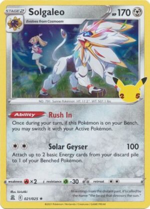 Celebrations 21/25 Solgaleo (Holo)