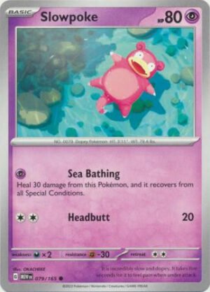 Scarlet & Violet 151 079/165 Slowpoke