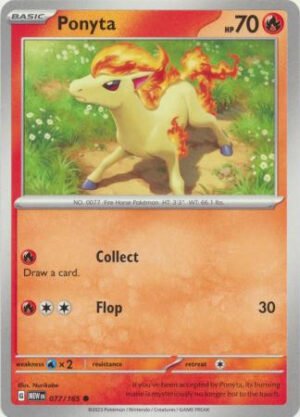 Scarlet & Violet 151 077/165 Ponyta