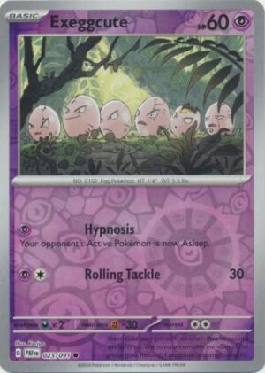 SV Paldean Fates 023/091 Exeggcute (Reverse Holo)