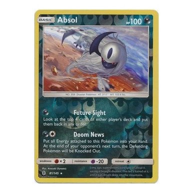 SM Guardians Rising 81/145 Absol (Reverse Holo)