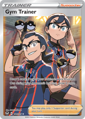 SWSH Silver Tempest 191/195 Gym Trainer (Full Art)