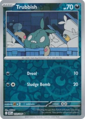 SV White Flare 059/086 Trubbish (Reverse Holo)
