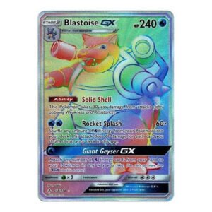 SM Unbroken Bonds 218/214 Blastoise GX (Rainbow Rare)