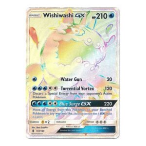 SM Guardians Rising 151/145 Wishiwashi GX (Rainbow Rare)