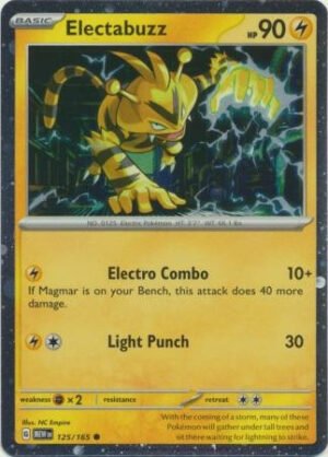 Scarlet & Violet 151 125/165 Electabuzz (Holo)