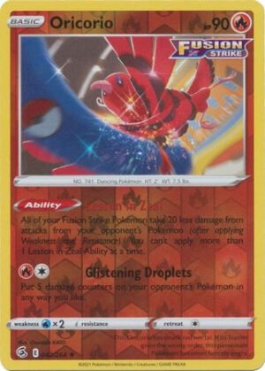 Fusion Strike 042/264 Oricorio (Reverse Holo)