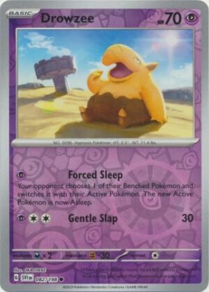 Scarlet & Violet (Base Set) 082/198 Drowzee (Reverse Holo)