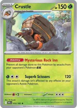 SV Destined Rivals 012/182 Crustle (Holo)