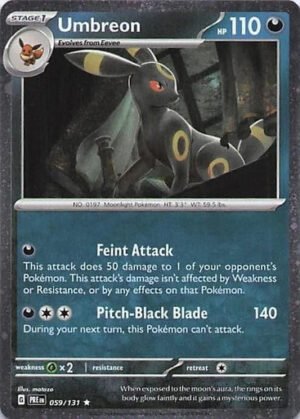 SV Prismatic Evolutions 059/131 Umbreon (Cosmo Holo)