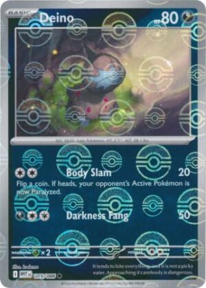 SV White Flare 065/086 Deino (POKE BALL Reverse Holo)