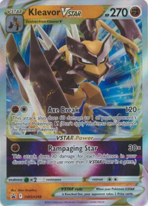 Sword & Shield Promo SWSH249 Kleavor VSTAR (Full Art)