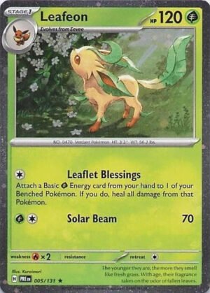 SV Prismatic Evolutions 005/131 Leafeon (Cosmo Holo)