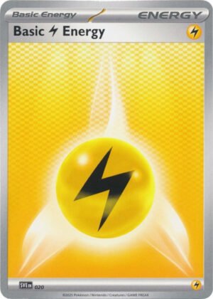 Scarlet & Violet SVE EN20 Basic Lightning Energy (Non-Holo)