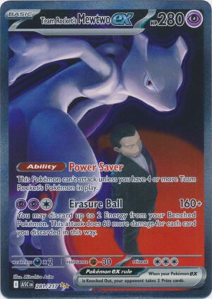 ME Ascended Heroes 281/217 Team Rocket's Mewtwo ex (Special Illustration Rare)