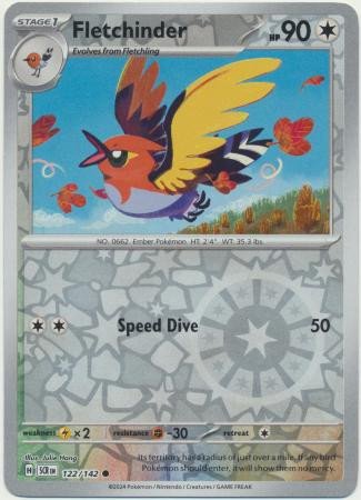 SV Stellar Crown 122/142 Fletchinder (Reverse Holo)