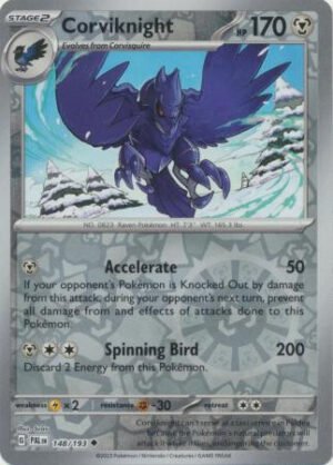 SV Paldea Evolved 148/193 Corviknight (Reverse Holo)