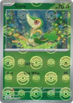 SV Black Bolt 001/086 Snivy (POKE BALL Reverse Holo)
