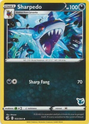 Fusion Strike 163/264 Sharpedo (Eevee Symbol)