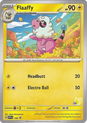 Scarlet & Violet Promo SVP108 Flaafy (Pikachu Symbol 53)