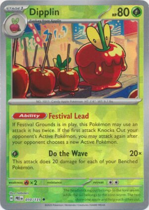 SV Prismatic Evolutions 010/131 Dipplin (POKE BALL Pattern Holo)