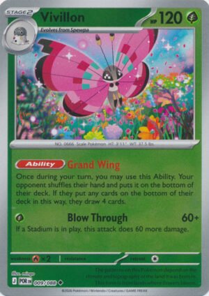 ME Perfect Order 009/088 Vivillon (Reverse Holo)