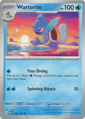 Scarlet & Violet 151 008/165 Wartortle