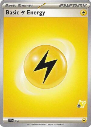 Scarlet & Violet SVE EN04 Basic Lightning Energy (Pikachu Symbol 27)