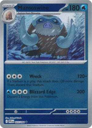 ME Phantasmal Flames 025/094 Mamoswine (Reverse Holo)