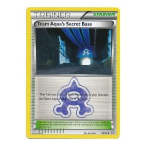 XY Double Crisis 28/34 Team Aqua's Secret Base