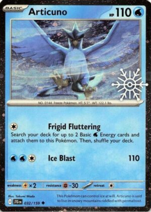 SV Journey Together 032/159 Articuno (Cosmo Holo w/ Snowflake Stamp)