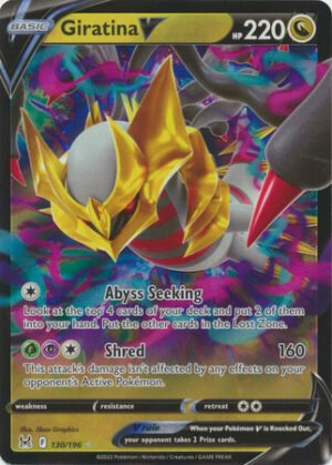 SWSH Lost Origin 130/196 Giratina V (Half Art)