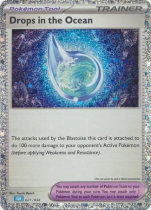 TCG Classic Collection: Blastoise Deck 021/034 Drops in the Ocean (Holo)