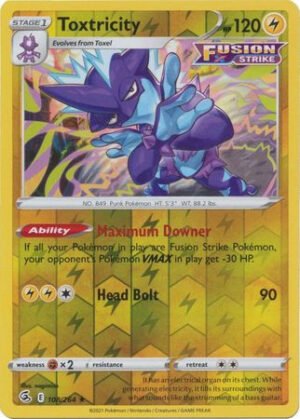 Fusion Strike 108/264 Toxtricity (Reverse Holo)
