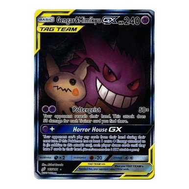SM Team Up 165/181 Gengar & Mimikyu GX (Tag Team Alternative Art)