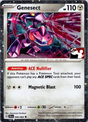 SV Shrouded Fable 040/064 Genesect (Prize Pack League Promo Cosmo Holo)