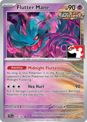SV Temporal Forces 078/162 Flutter Mane (Prize Pack League Promo Non-Holo)