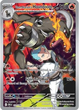 SV Destined Rivals 191/182 Team Rocket’s Houndoom (Illustration Rare)